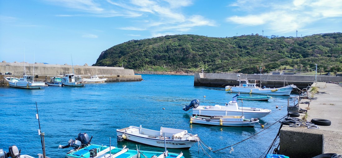 漁港の風景(長崎県・生月島)